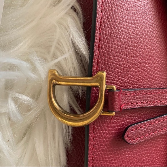 Auth. Christian Dior Saddle Pouch Grained Calfskin - Picture 4 of 6